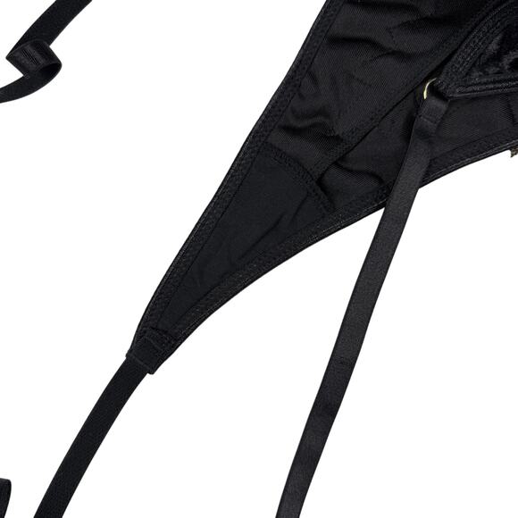 NWT KILO BRAVA Floral Crushed Velvet Low Rise G-String Sz XXXL - Picture 9 of 9